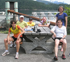 after the run